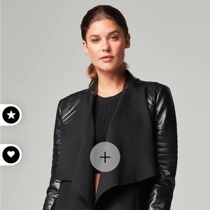 Blanc Nior Drape front jacket